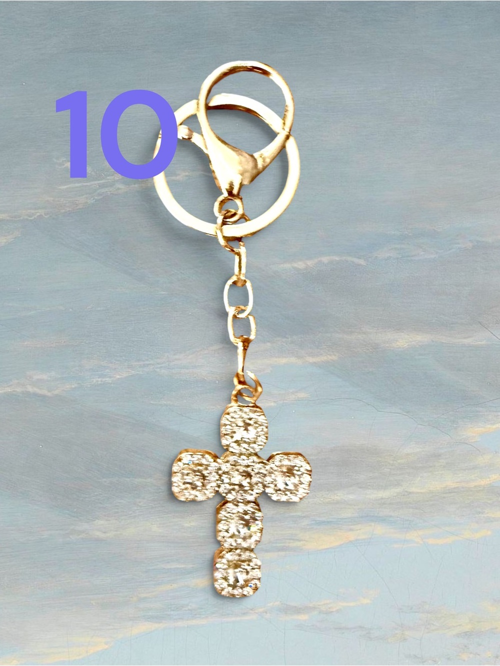 Pick 1 Keychain or Brooch or Charm - Butterfly, Cross, Kitty Cat, CC Logo, Dog - Picture 10 of 10